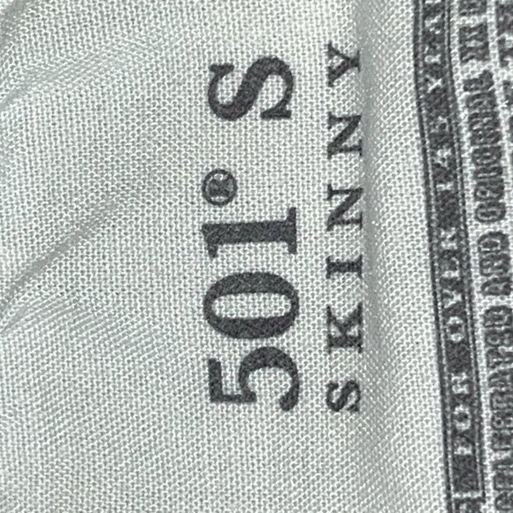 LEVI'S BIG E LIGHT WASH 501 S BUTTON FLY JEANS - W27 L 28 - Picture 11 of 15